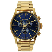 Load image into Gallery viewer, Nixon Sentry Chronograph Blue Sunray Dial Men’s Watch
