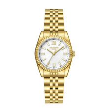Load image into Gallery viewer, Lee Cooper Fashion White Dial Gold Watch - LC08303.120
