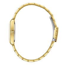 Load image into Gallery viewer, Lee Cooper Elegance Rectangular Green Dial Gold Watch
