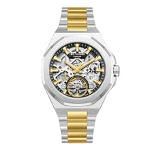 Load image into Gallery viewer, Lee Cooper Automatic Black Semi-Skeleton Dial Two Tone
