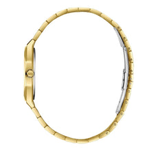 Load image into Gallery viewer, Lee Cooper Arlène Silver Dial Gold Watch - LC08276.130

