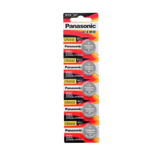Panasonic CR2032 Watch Batteries (5 Pack)