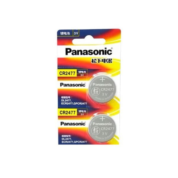 Panasonic CR2477 Watch Batteries (2 Pack)