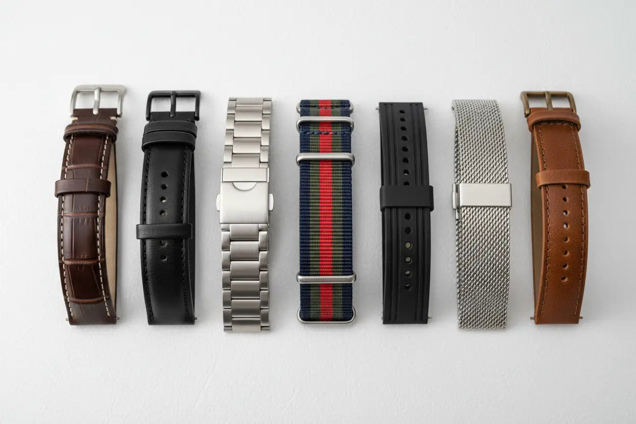 right watch strap material