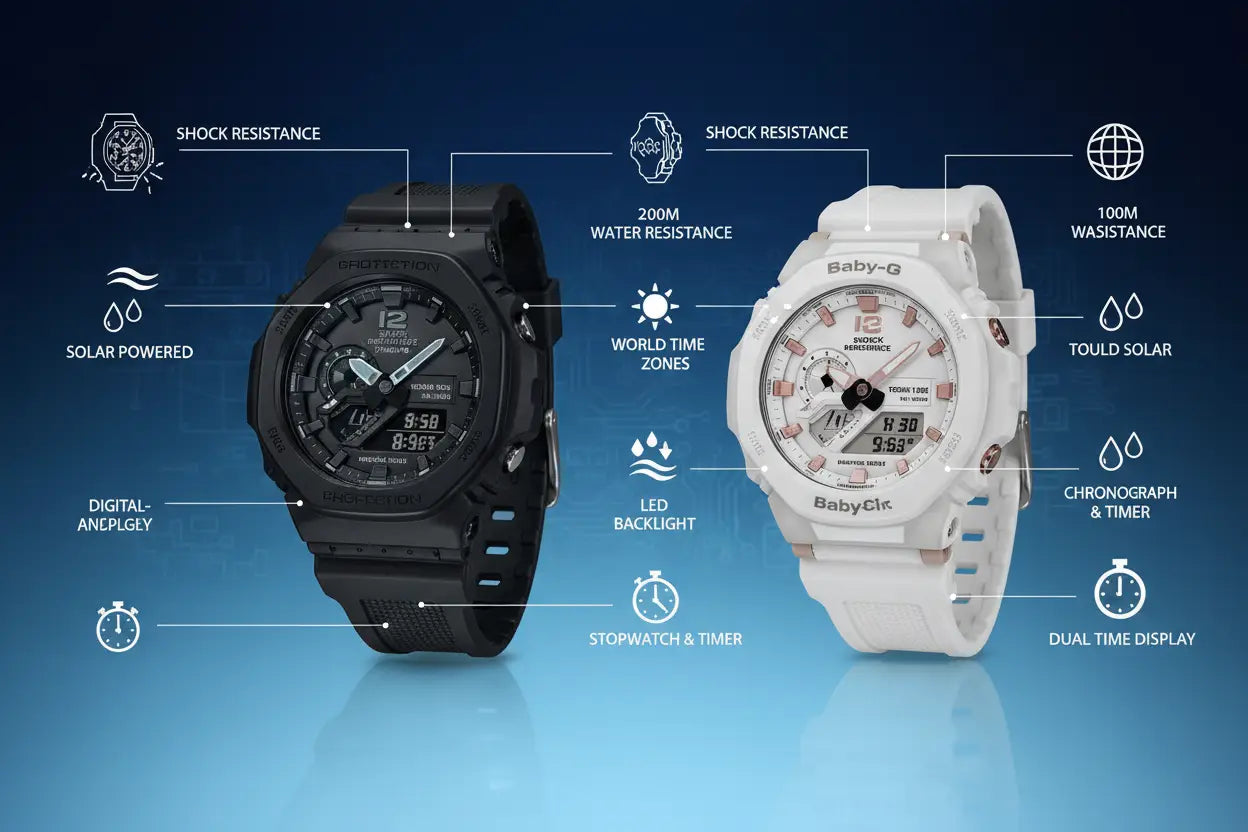 Baby-G vs G-Shock: What’s the Difference?