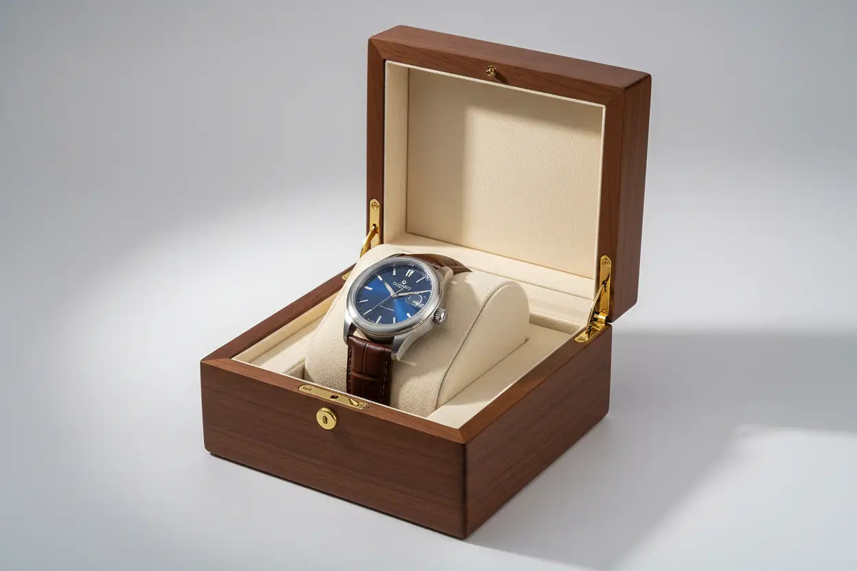 provide me an image showing single watch storage case