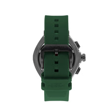 Load image into Gallery viewer, Quantum Hunter Chronograph Green Strap Black Dial Date
