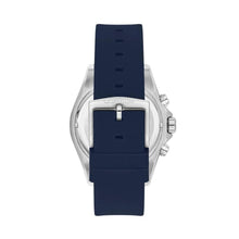 Load image into Gallery viewer, Quantum Chronograph Blue Dial Blue Strap Silver Watch
