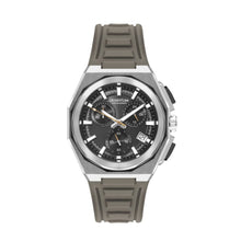 Load image into Gallery viewer, Quantum Multifunction Beige Strap Black Dial Silver Watch
