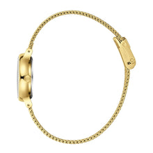 Load image into Gallery viewer, Lee Cooper Louna White MOP Dial Gold Mesh Watch
