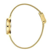 Load image into Gallery viewer, Lee Cooper Louna White MOP Dial Gold Mesh Watch
