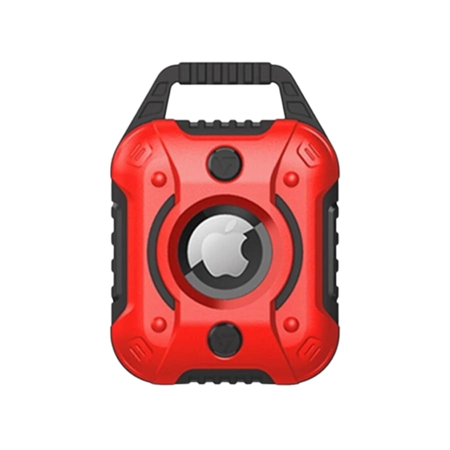 Rugged Apple Air Tag Holder - Red