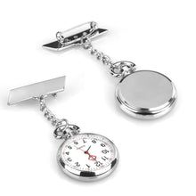 Load image into Gallery viewer, Silver Nurse Nursing Pendant Pocket Fob Brooch Watch
