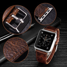 Load image into Gallery viewer, 42mm 44mm 45mm 46mm(Series 10) 49mm Genuine Leather Wrist
