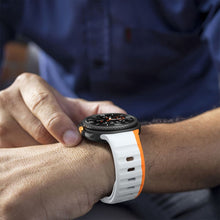 Load image into Gallery viewer, Two-Tone Wave Silicone Sport Band for Samsung Galaxy Watch
