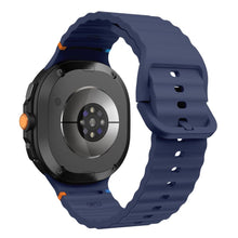 Load image into Gallery viewer, Wave Pattern Stitched Silicone Band for Samsung Galaxy
