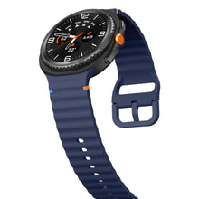 Load image into Gallery viewer, Wave Pattern Stitched Silicone Band for Samsung Galaxy
