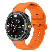 Load image into Gallery viewer, Wave Pattern Stitched Silicone Band for Samsung Galaxy
