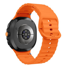 Load image into Gallery viewer, Wave Pattern Stitched Silicone Band for Samsung Galaxy
