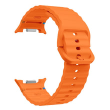 Load image into Gallery viewer, Wave Pattern Stitched Silicone Band for Samsung Galaxy
