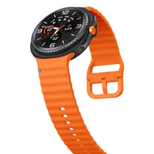 Load image into Gallery viewer, Wave Pattern Stitched Silicone Band for Samsung Galaxy
