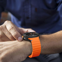 Load image into Gallery viewer, Wave Pattern Stitched Silicone Band for Samsung Galaxy
