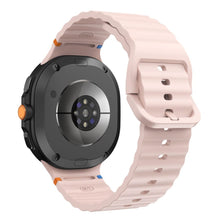Load image into Gallery viewer, Wave Pattern Stitched Silicone Band for Samsung Galaxy
