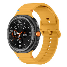 Load image into Gallery viewer, Wave Pattern Stitched Silicone Band for Samsung Galaxy

