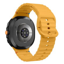 Load image into Gallery viewer, Wave Pattern Stitched Silicone Band for Samsung Galaxy
