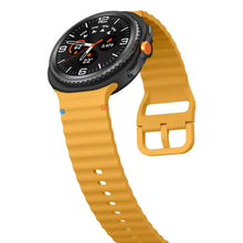 Load image into Gallery viewer, Wave Pattern Stitched Silicone Band for Samsung Galaxy
