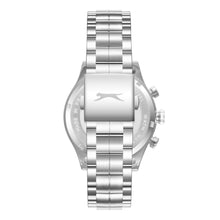 Load image into Gallery viewer, Slazenger Big Daddy Chronograph Blue Dial Silver Watch
