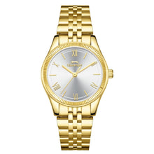 Load image into Gallery viewer, Slazenger Classic Fashion Silver Dial Gold Watch

