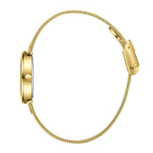 Load image into Gallery viewer, Slazenger Classic White Dial Mesh Gold Watch
