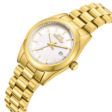 Load image into Gallery viewer, Slazenger Classic Date Window White Dial Gold Watch
