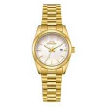 Load image into Gallery viewer, Slazenger Classic Date Window White Dial Gold Watch
