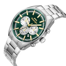 Load image into Gallery viewer, Slazenger Classic Sport Multifunction Green Dial Silver
