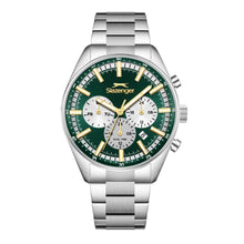 Load image into Gallery viewer, Slazenger Classic Sport Multifunction Green Dial Silver
