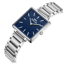Load image into Gallery viewer, Slazenger Classic Square Blue Dial Silver Watch

