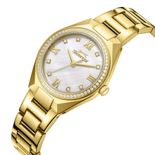 Load image into Gallery viewer, Slazenger Crystals White Dial Gold Watch - SL.09.2590.3.120
