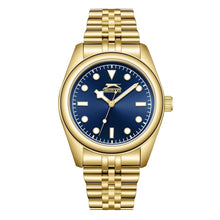 Load image into Gallery viewer, Slazenger Three-hand Navy Blue Dial Gold Watch
