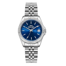 Load image into Gallery viewer, Slazenger Casual Date Window Navy Blue Silver Watch
