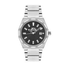 Load image into Gallery viewer, Slazenger Date Window Black Dial Silver Watch
