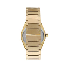 Load image into Gallery viewer, Slazenger Octagonal Day Date Window Green Dial Gold Watch
