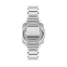 Load image into Gallery viewer, Slazenger Square Case Day Date Window Blue Dial Silver
