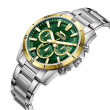 Load image into Gallery viewer, Slazenger Multifunction Sport Green Dial Two tone Watch
