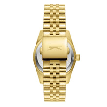 Load image into Gallery viewer, Slazenger Three-hand Navy Blue Dial Gold Watch

