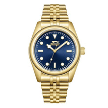 Load image into Gallery viewer, Slazenger Three-hand Navy Blue Dial Gold Watch
