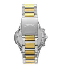 Load image into Gallery viewer, Slazenger Diver Multifunction Green Dial Two tone Watch
