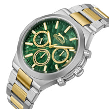 Load image into Gallery viewer, Slazenger Diver Multifunction Green Dial Two tone Watch
