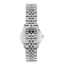 Load image into Gallery viewer, Slazenger Three-Hand Day/Night Black Dial Silver Watch
